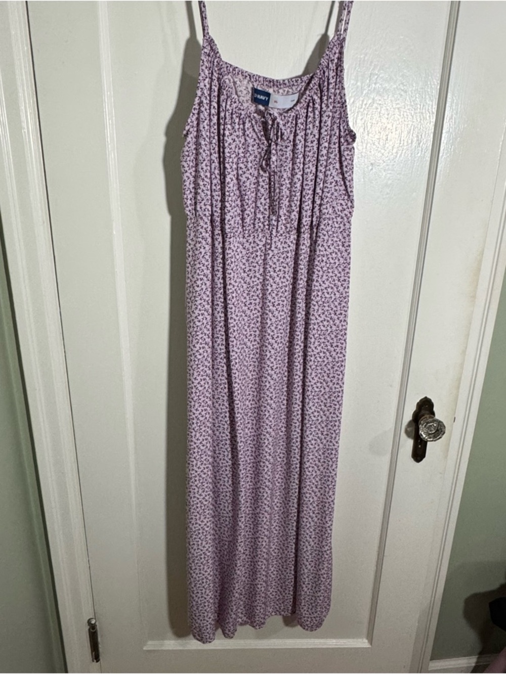 Old Navy Lilac Spaghetti-Strap Floral Maxi Dress